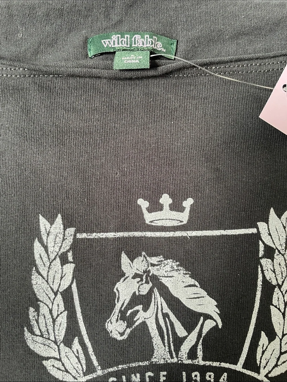 NWT New York City Equestrian Club Black Women's Top. Size Small. - Picture 2 of 4
